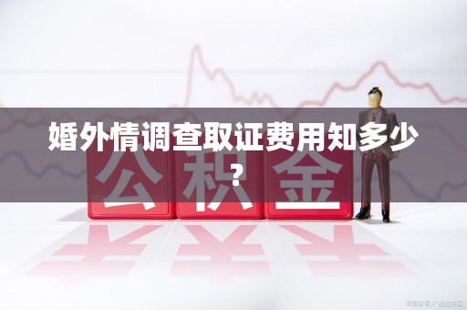 信丰婚外情调查取证费用知多少？