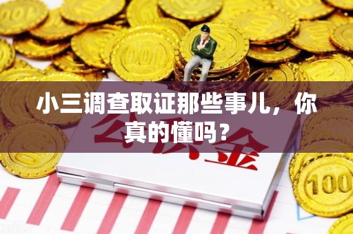 信丰小三调查取证那些事儿，你真的懂吗？
