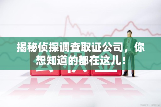 信丰揭秘侦探调查取证公司，你想知道的都在这儿！