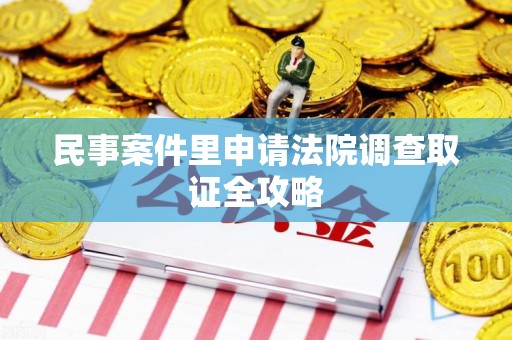 信丰民事案件里申请法院调查取证全攻略
