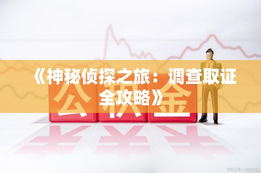 信丰《神秘侦探之旅：调查取证全攻略》